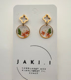 Floral autumn earrings