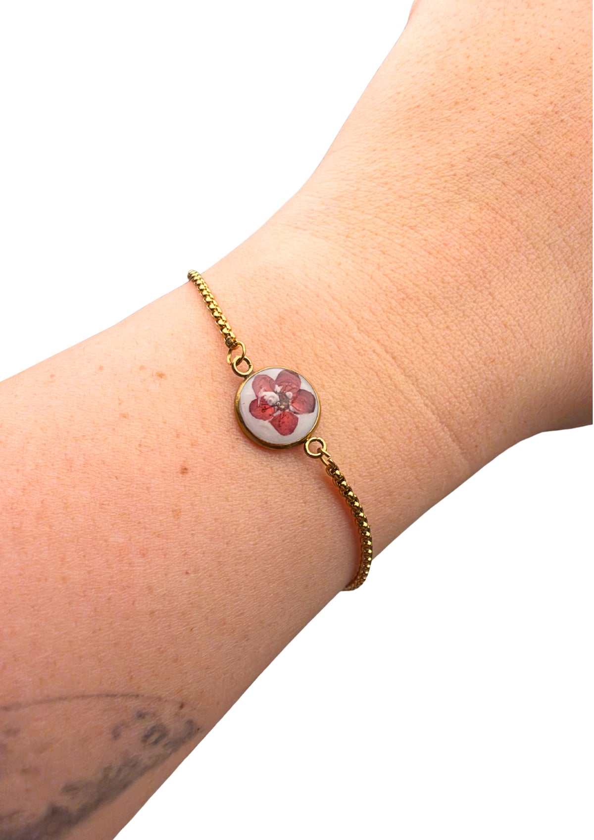 Armbånd: vinrødt