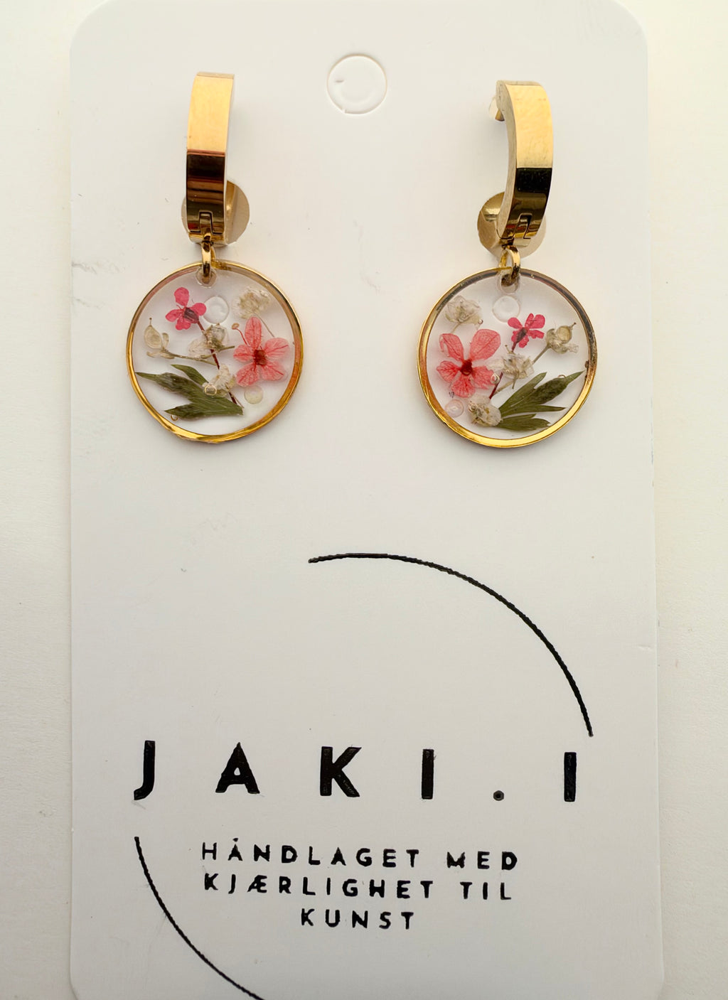 Floral autumn earrings