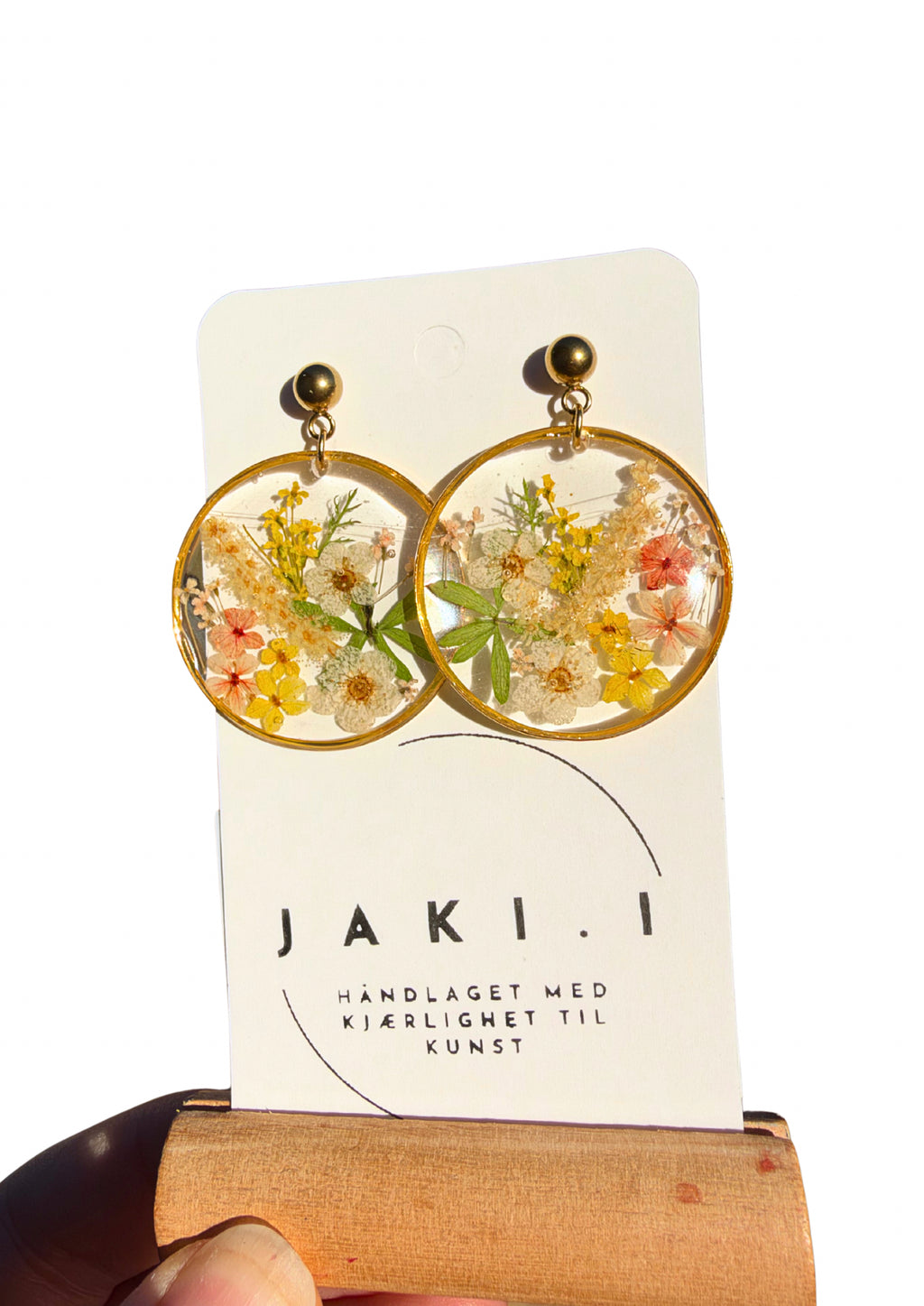 Floral earrings