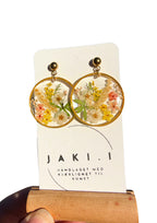 Floral earrings