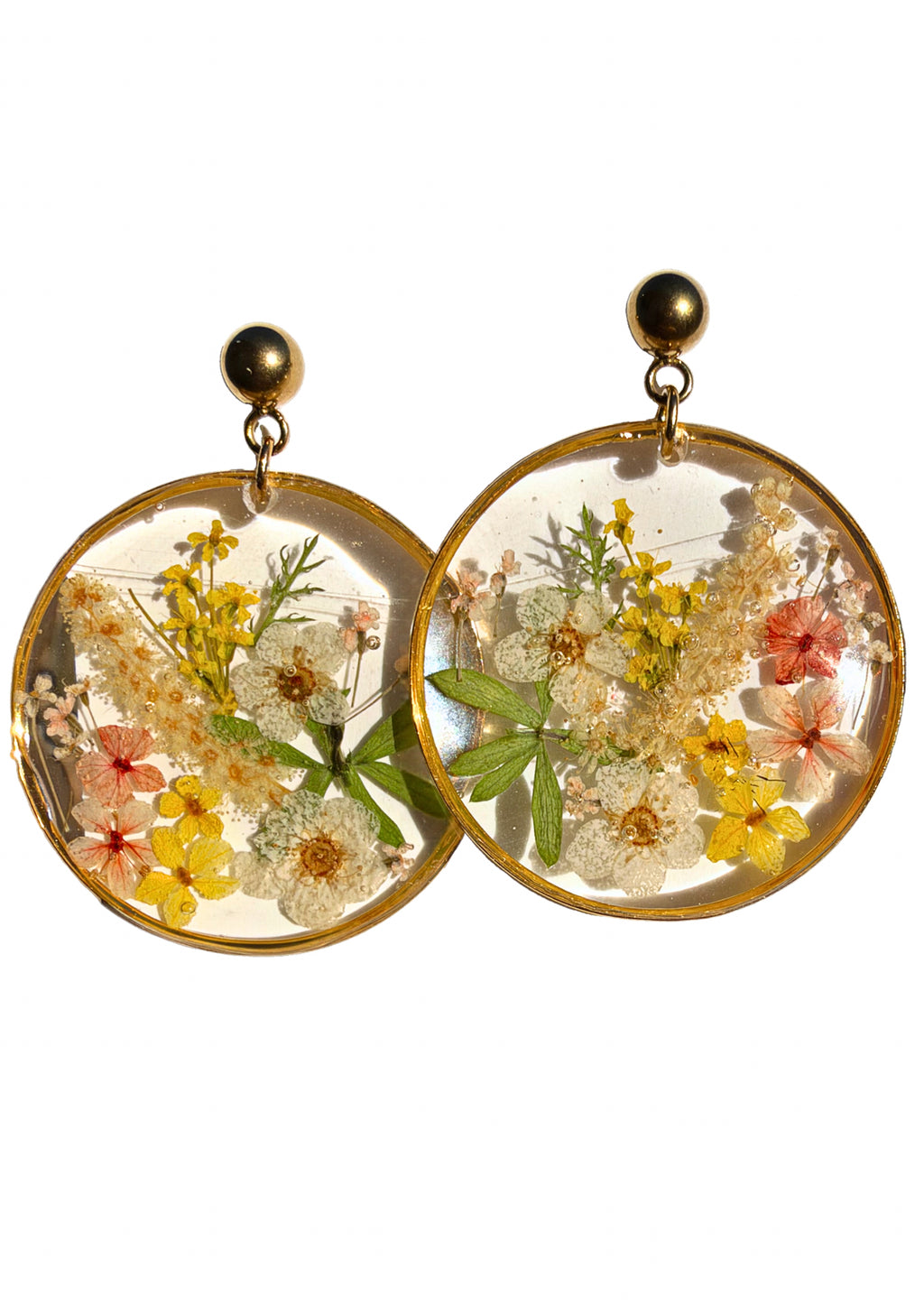 Floral earrings