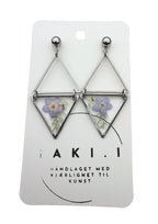 Geometrical forget-me-nots earrings