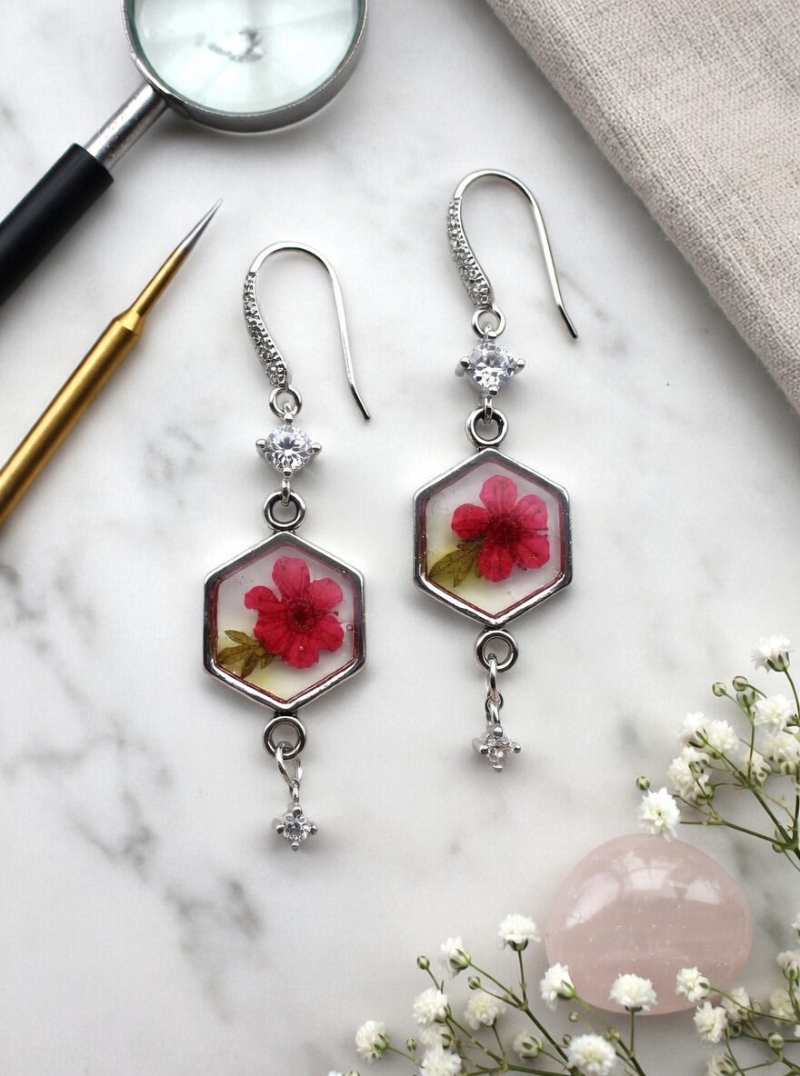 Handmade Floral Earrings