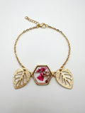 Håndlaget blomsterarmbånd