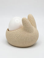 Egg/Candle Holder - Cozy Bunny