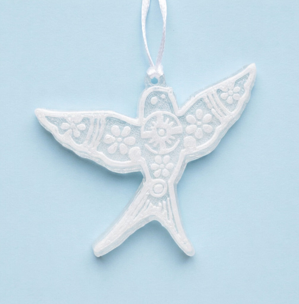 Easter Decoration - Floral Swallow