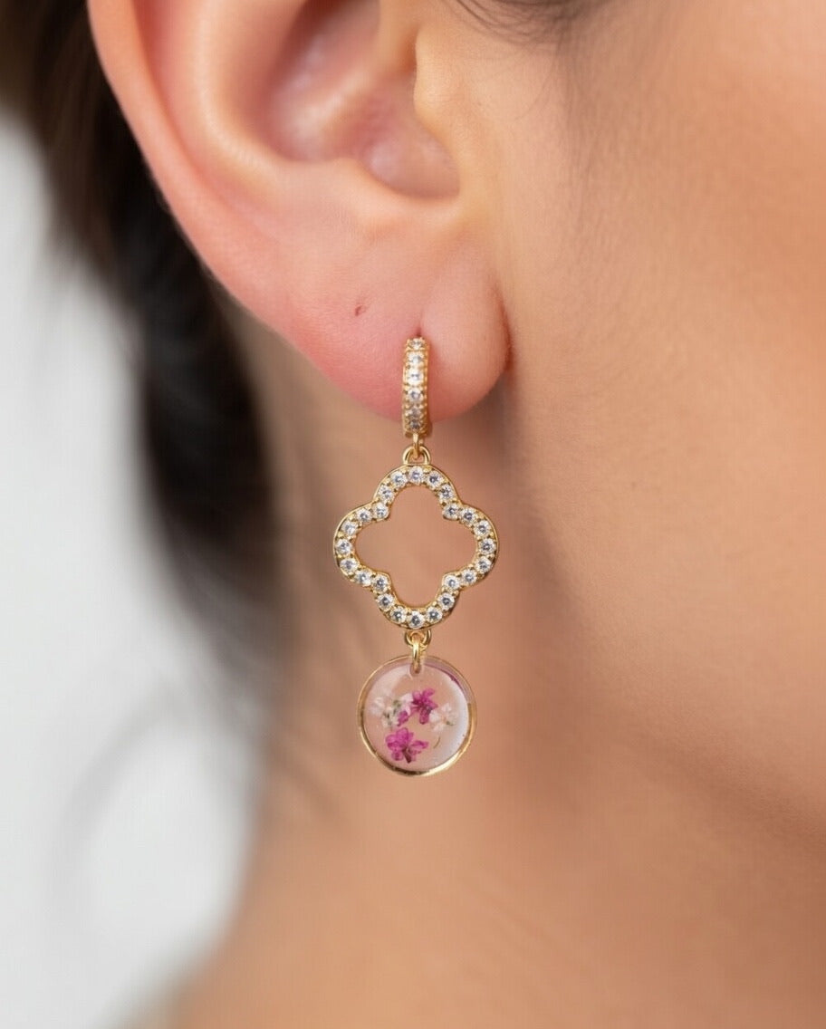 Handmade Floral Earrings