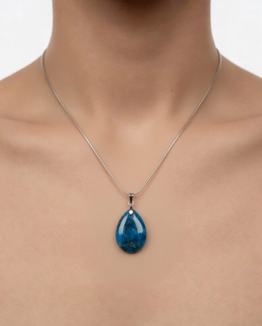 Necklace with Natural Phosphorite Stone