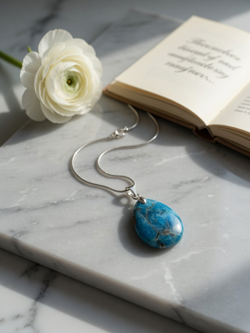 Necklace with Natural Phosphorite Stone