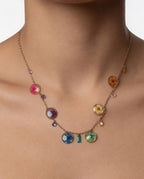 Dainty Gold-Plated Flower Necklace