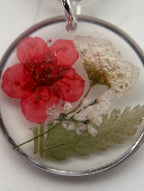 Earrings with Real Dried Flowers
