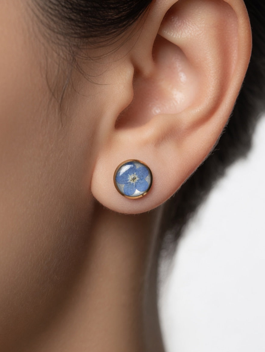 Forget-Me-Not Stud Earrings