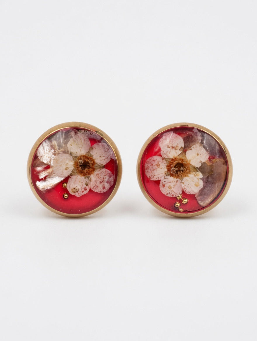 Cherry Blossom Stud Earrings