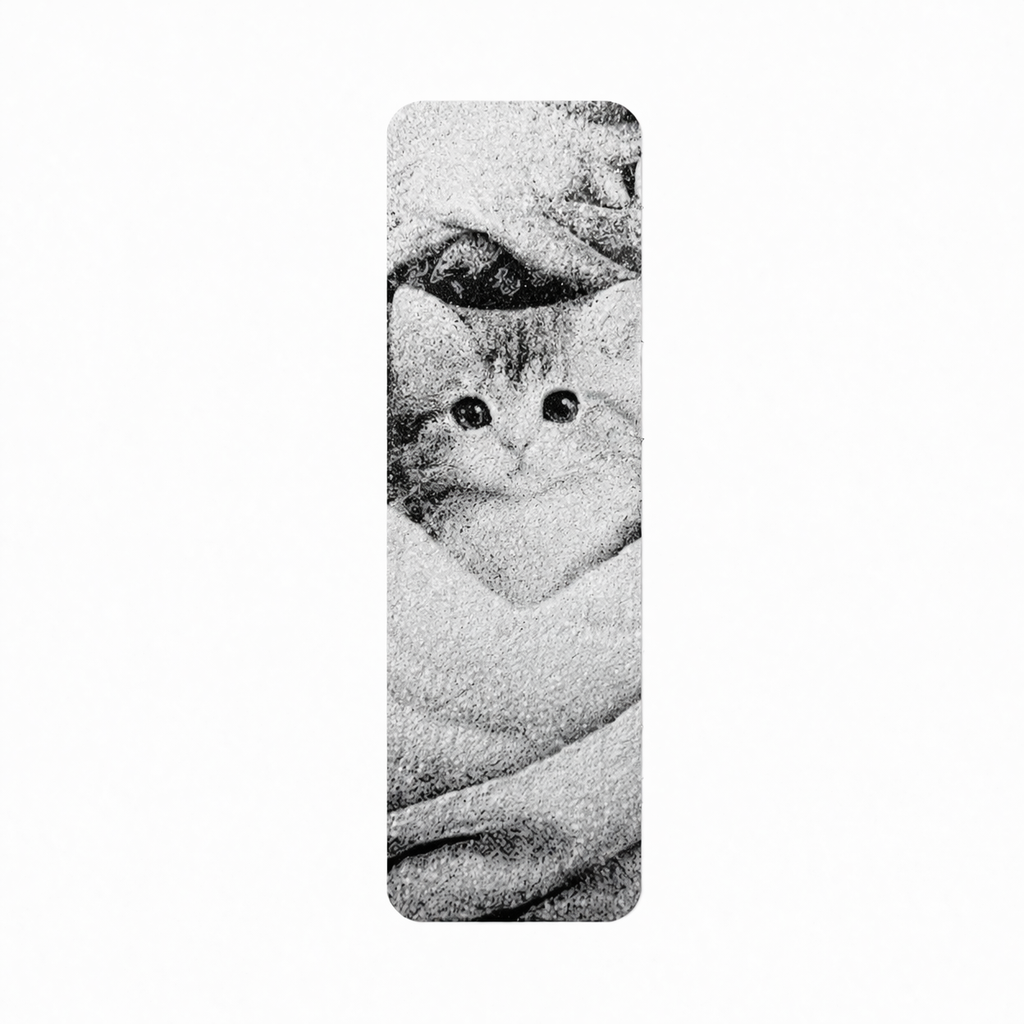 Bokmerke – Innpakket kattunge