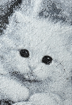 Bokmerke - Kattunge med garn