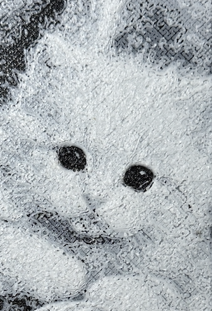 Bokmerke - Kattunge med garn