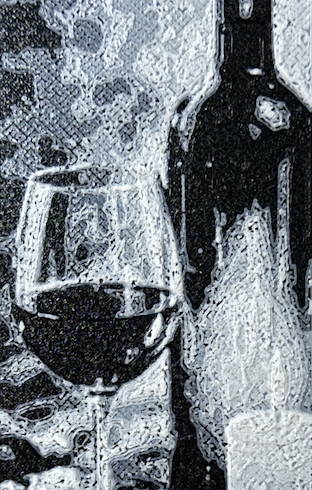 Bookmark - Wine & Cozy Evening